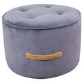 Tov Furniture Tov Furniture Luna Velvet Ottoman TOV-OC3809